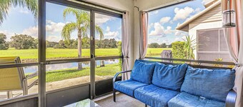 Sunny Canal-view Villa w/ Lanai in Sebring!