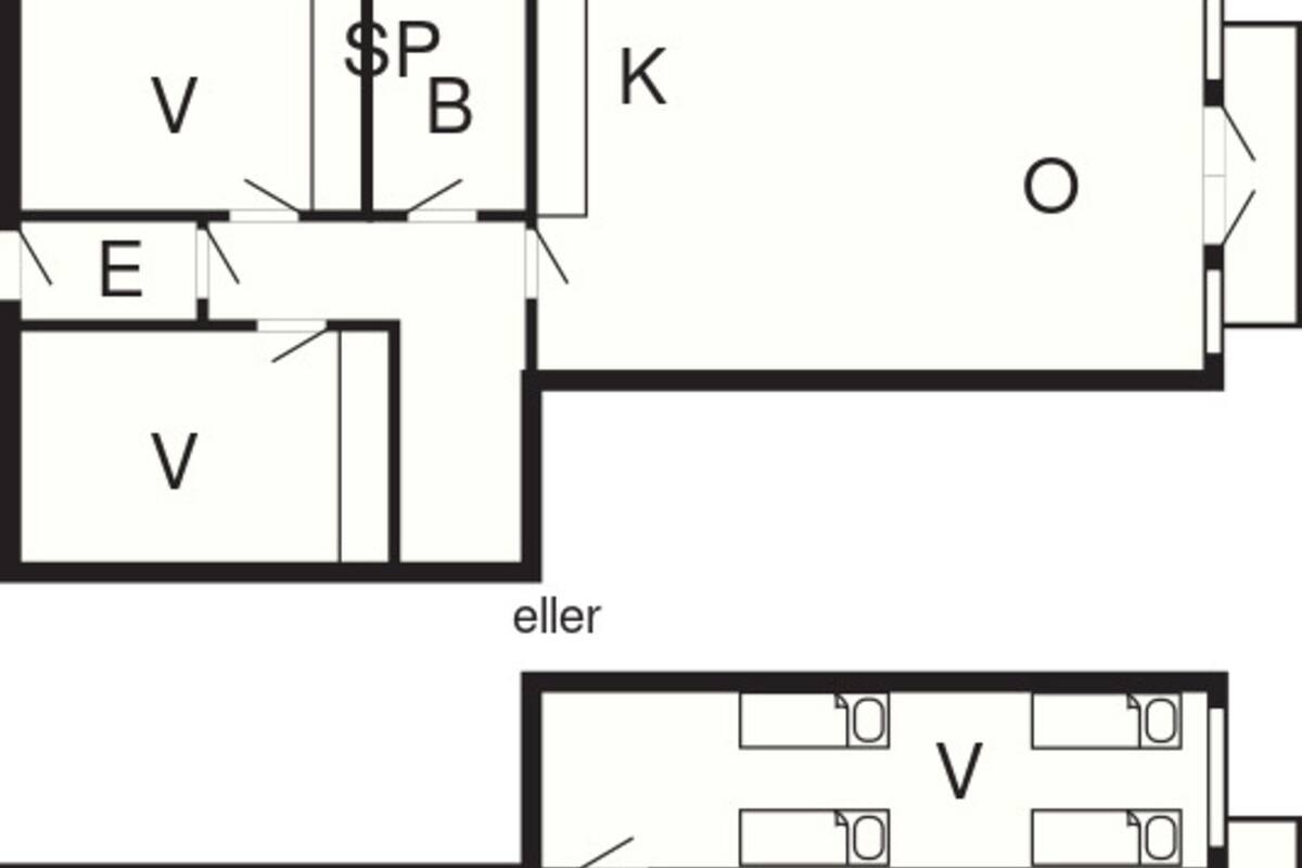 Comfort Apartment, 3 Bedrooms | Pelan lantai