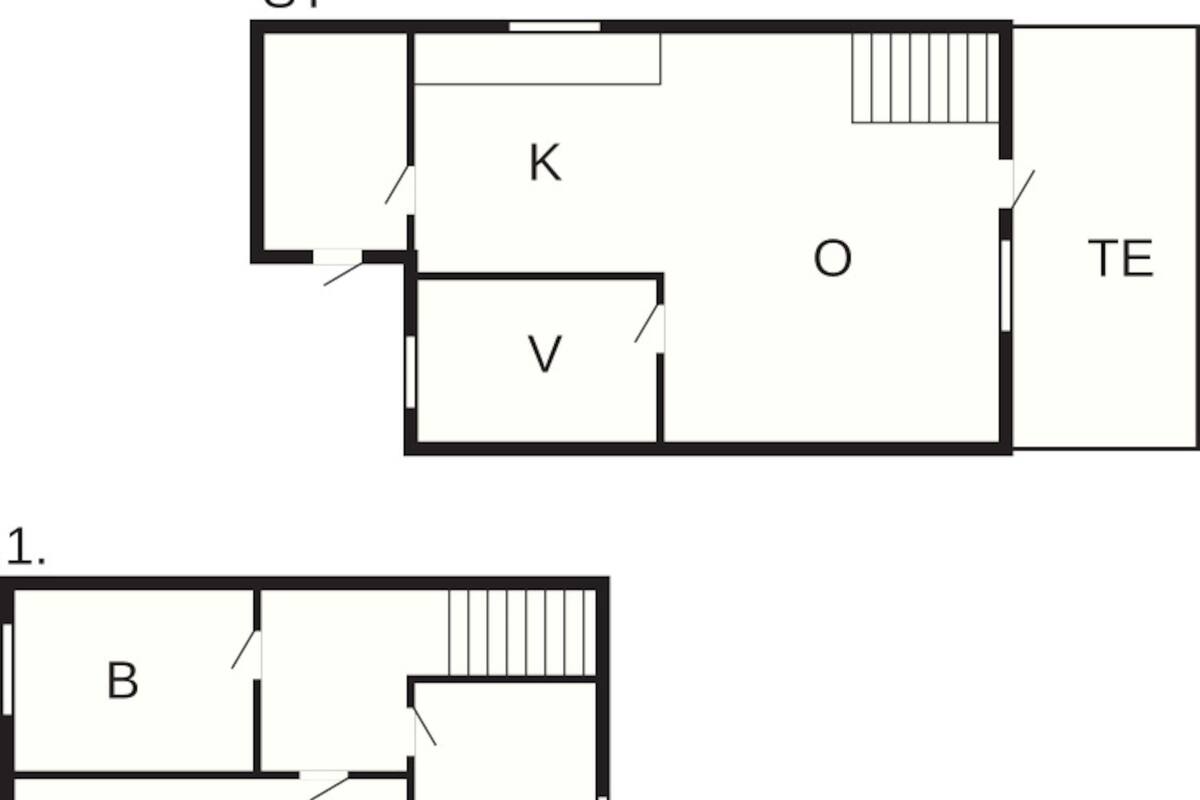 Apartemen Comfort, 3 kamar tidur | Denah