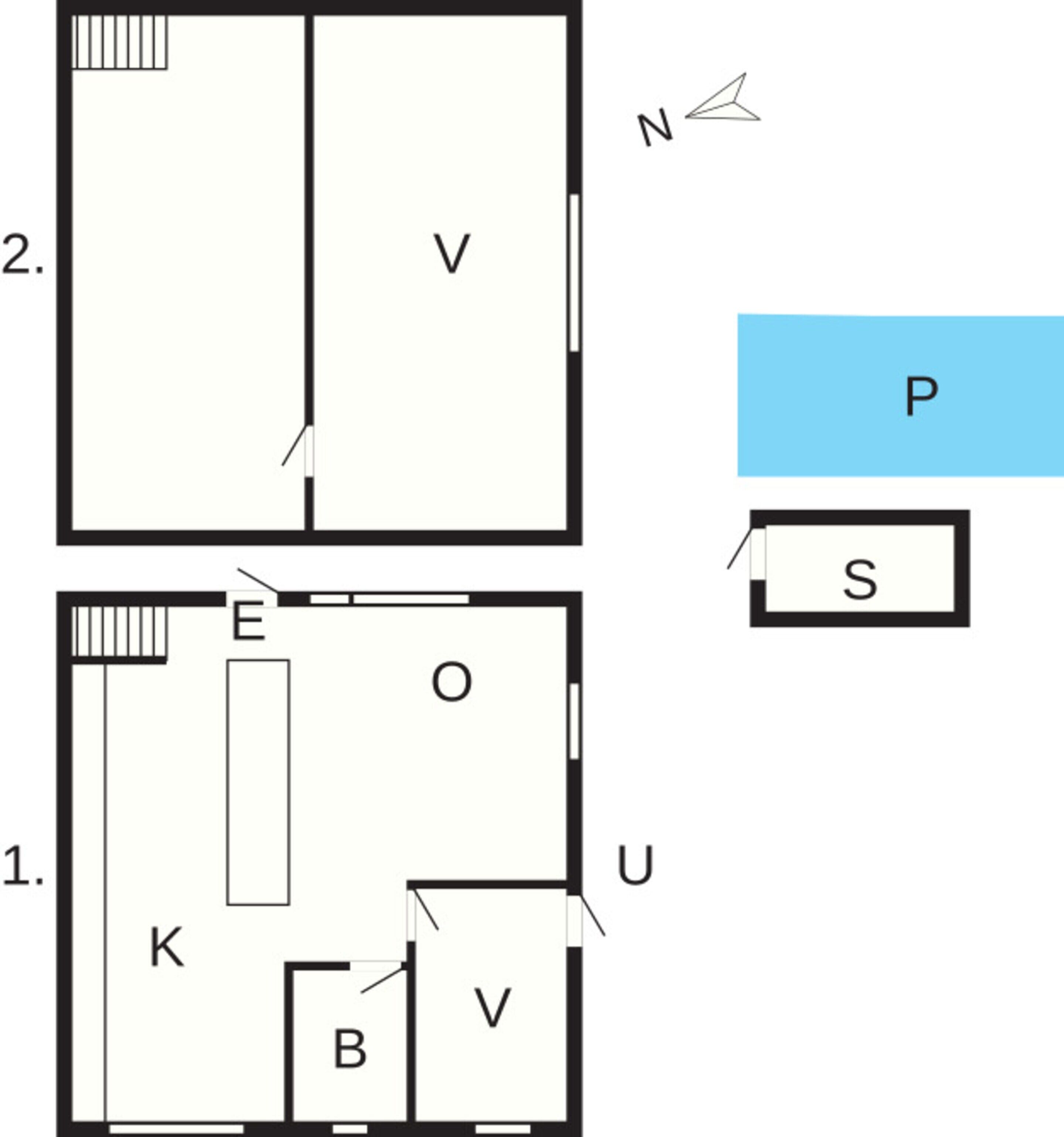 Classic House, 2 Bedrooms | Pelan lantai