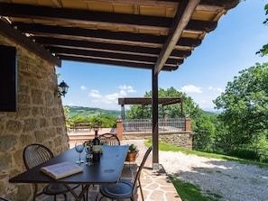 Deluxe House, 1 Bedroom | Balcony - Farmhouse in Hilly Area in Gubbio With Pool (Gubbio)