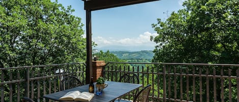 Deluxe-Haus, 1 Schlafzimmer | Balkon