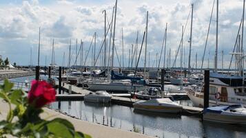 Blick von der Unterkunft