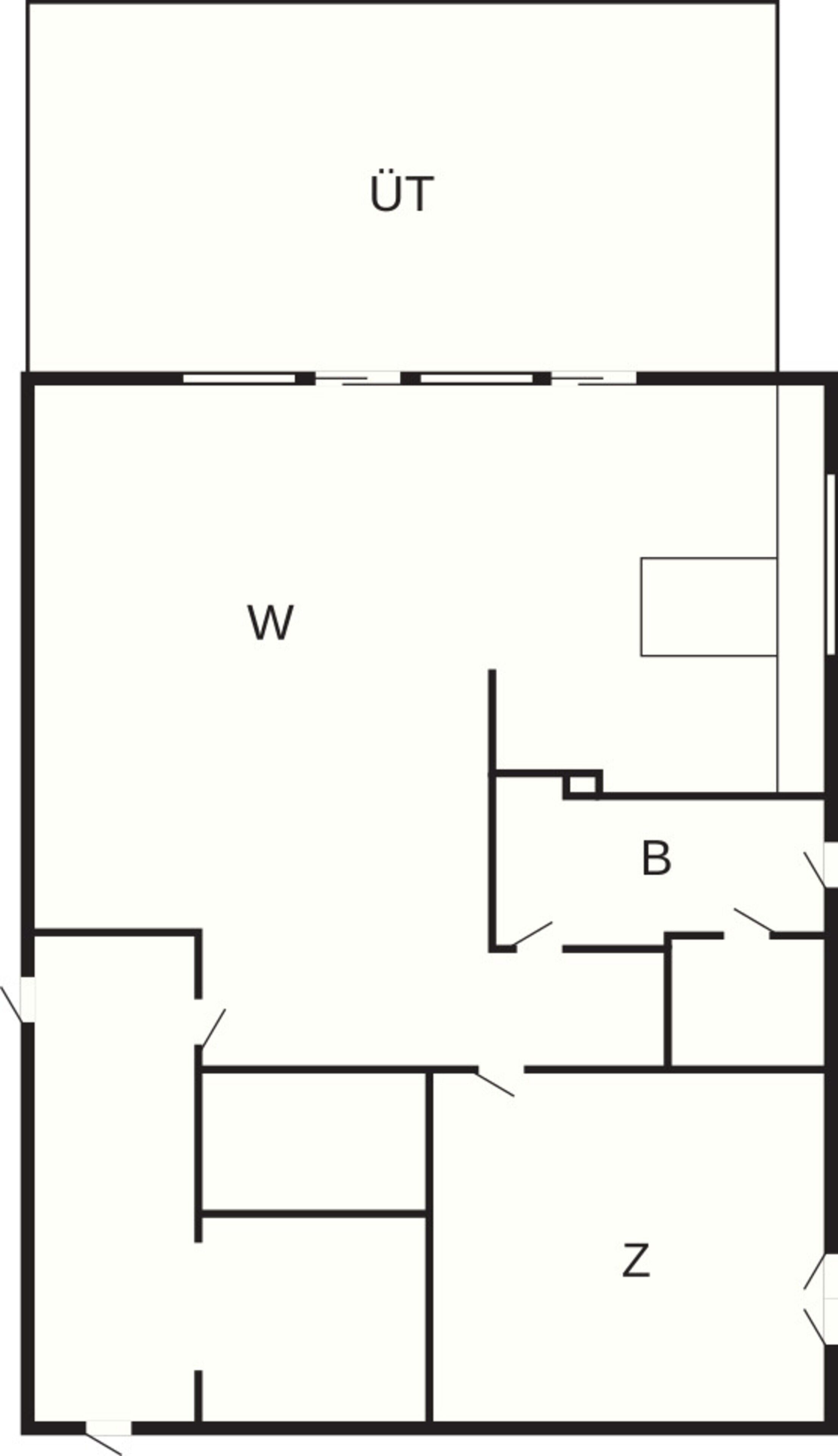 Classic Apartment, 2 Bedrooms | Floor plan