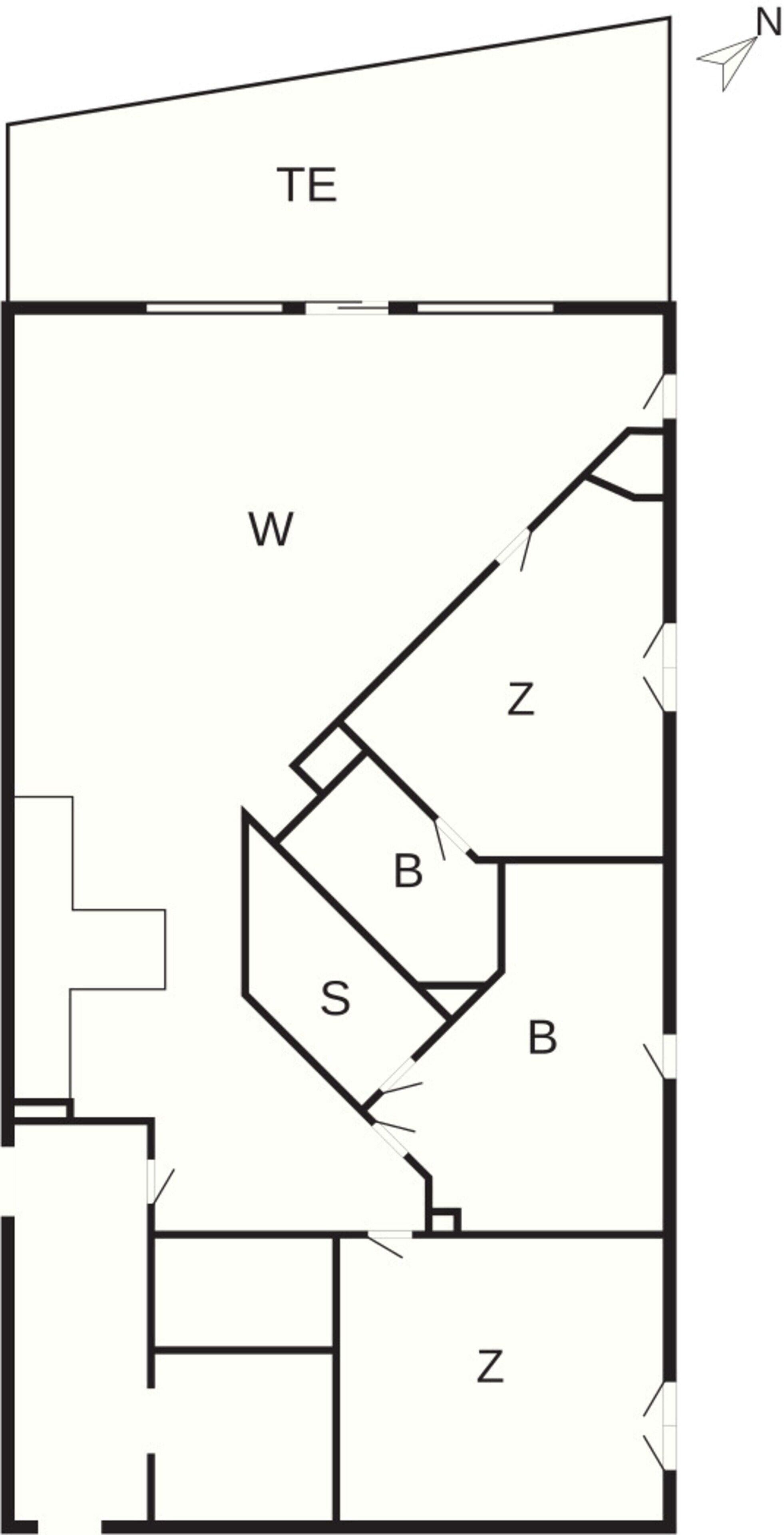 Comfort Apartment, 3 Bedrooms | Floor plan