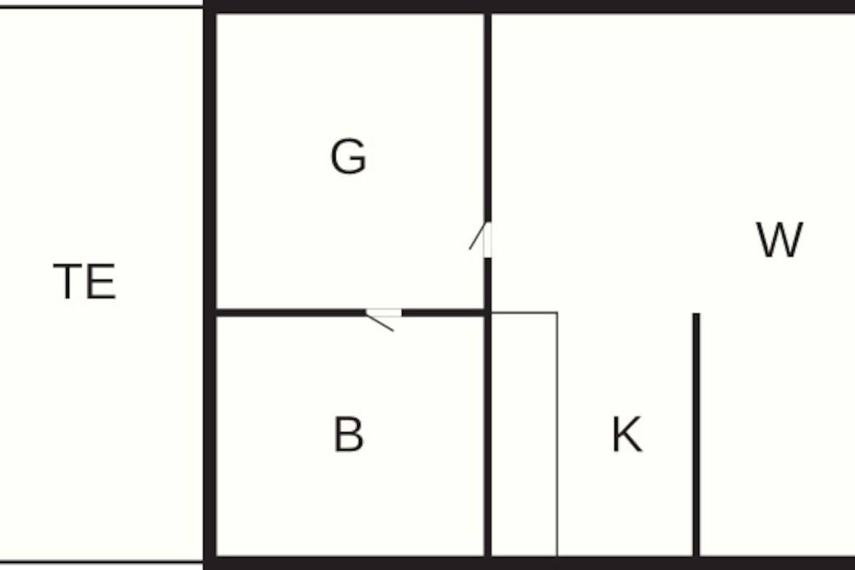 Casa clássico, 1 quarto | Planta do andar