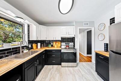 Centrally Located with Private Pool, King Beds, Game Room, BMT Grads, & Backyard