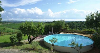 Lovely Holiday Home in Montefiridolfi With Hill View