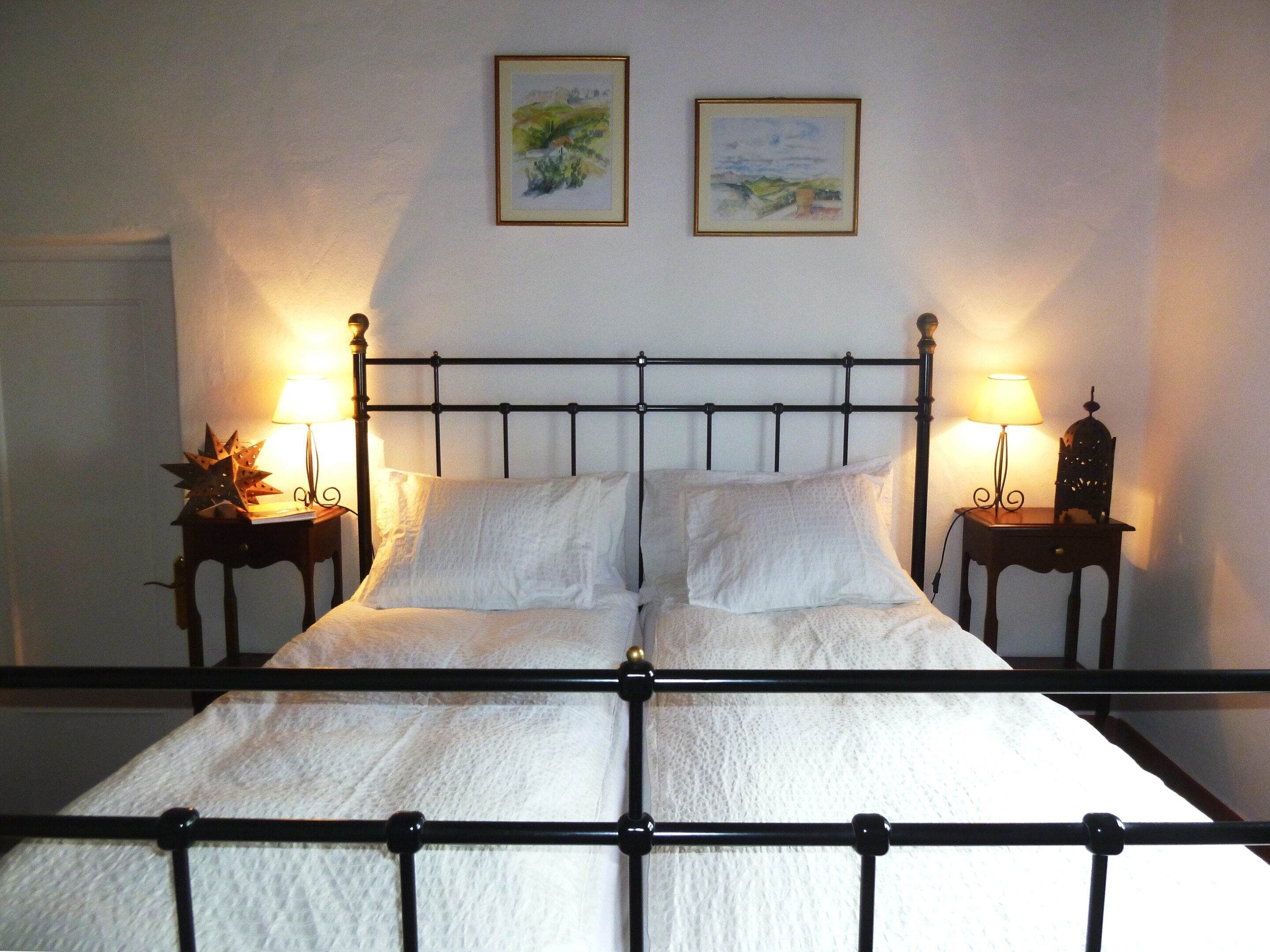 3 bedrooms, individually furnished, bed sheets