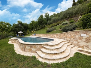 Indoor pool, outdoor pool