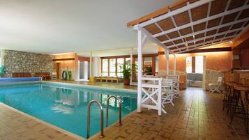 Indoor pool, outdoor pool