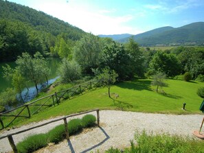Classic Cottage, 2 Bedrooms | View from property - Holiday House Overlooking Lake Near Tuscany (Lisciano Niccone)