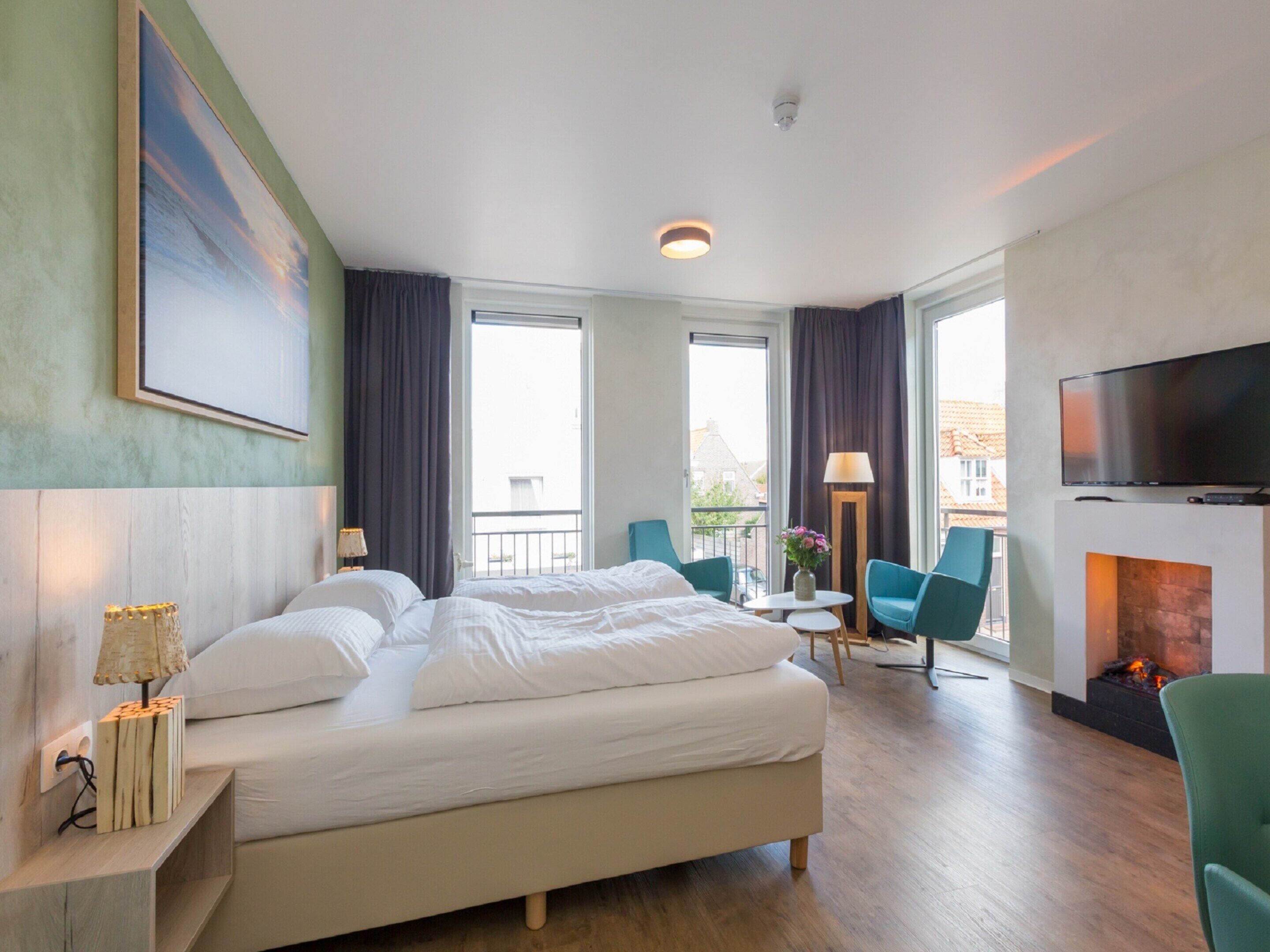 3 habitaciones y ropa de cama 