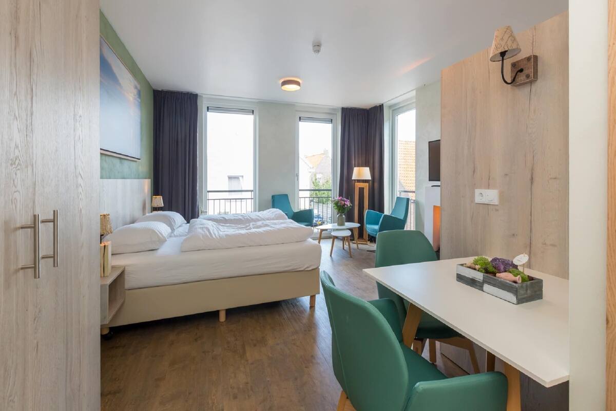 Apartamento Deluxe, 1 habitación | 3 dormitorios y ropa de cama