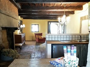 Classic House, 4 Bedrooms | Living room | Fireplace