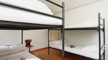 7 bedrooms, individually furnished, bed sheets