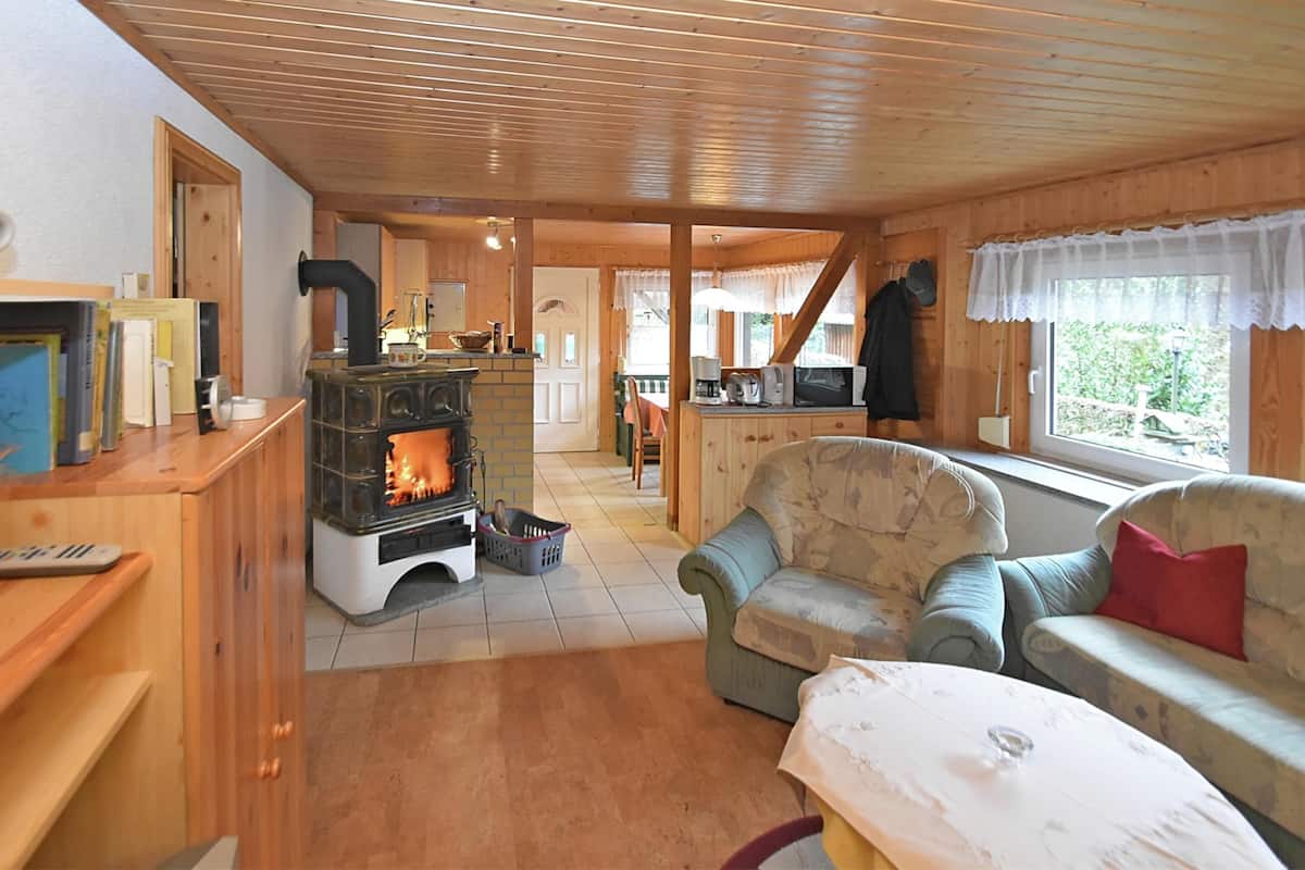 Comfort-bungalow - 2 soveværelser | Stue | Dvd-afspiller