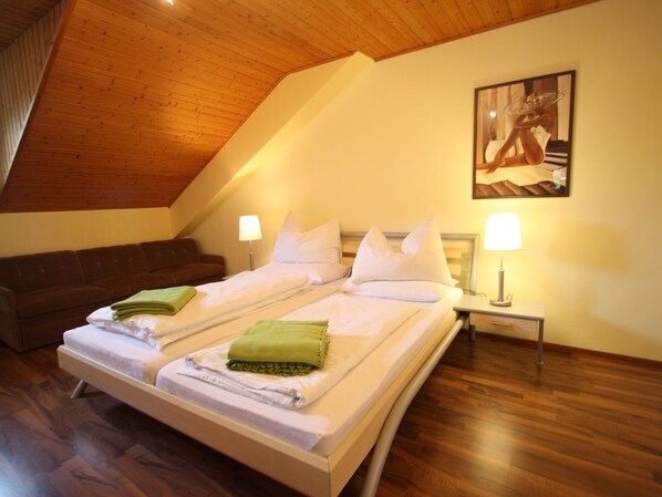 3 chambres, draps fournis