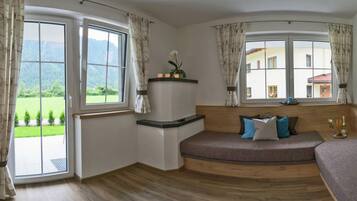 Apartamento luxo, 3 quartos | Sala de estar