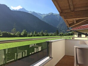 Blick von der Unterkunft