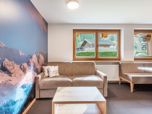 Deluxe-Apartment, 2 Schlafzimmer | Wohnzimmer
