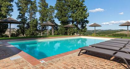 360 Degree View Over the Tuscan Hills