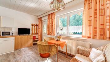 Apartemen Comfort, 1 kamar tidur | Ruang keluarga