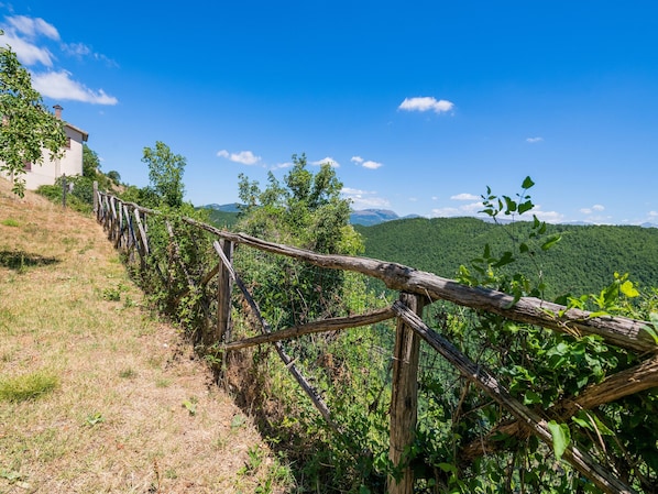 Comfort House, 2 Bedrooms | View from property - Quiet Holiday Home in Sellano With Swimming Pool a few Kilometers From Rasiglia (Sellano)