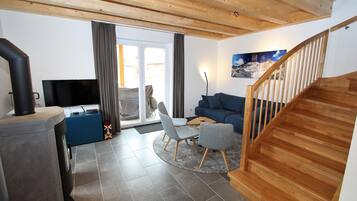 Cheminée, lecteur de DVD