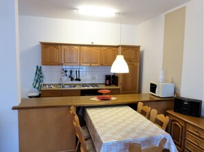 Comfort-Apartment, 2 Schlafzimmer | Speisen