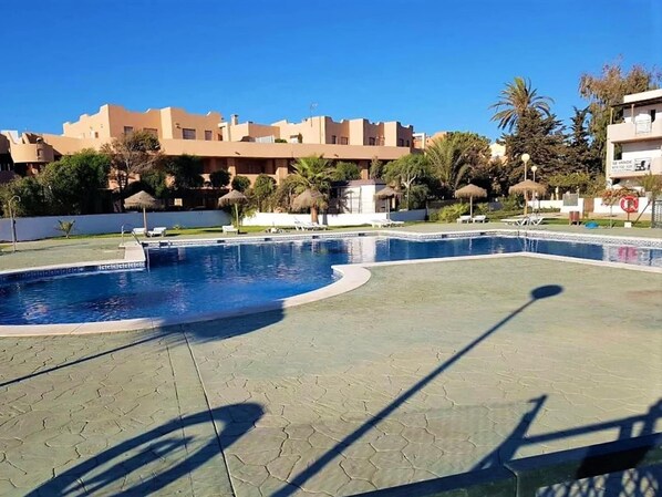 Indoor pool, outdoor pool