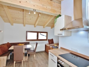 Classic Apartment, 3 Bedrooms | Private kitchen | Fridge, microwave, oven, dishwasher