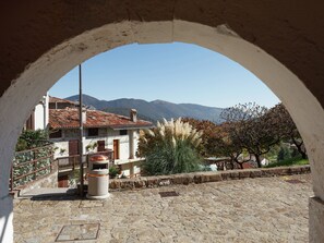Comfort Apartment, 3 Bedrooms | View from property - Traditional Apartment in Poffabro With Fireplace (Frisanco)