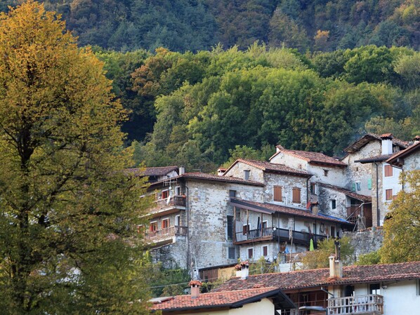 Classic Apartment, 1 Bedroom | View from property - Traditional Apartment in Poffabro With Fireplace (Frisanco)