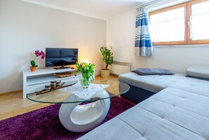 Comfort Apartment, 2 Bedrooms | Ruang tamu | Pemain DVD 