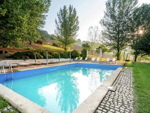 Classic House, 1 Bedroom | Pool | Indoor pool, outdoor pool - Spacious Villa in Sermugnano With Private Swimming Pool (Castiglione in Teverina)