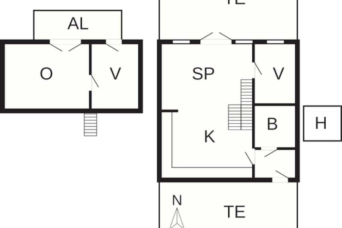 Casa Confort, 3 habitaciones | Plano