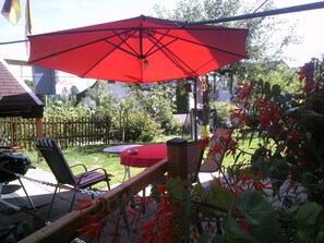 Classic Apartment, 1 Bedroom | Outdoor dining - Beautiful Apartment in a Black Forest House With Conservatory (Bernau)