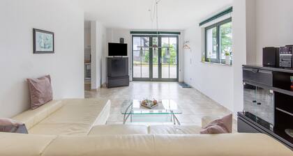 Spacious Semi-detached House With Wood Stove Located Directly on the Rennsteig