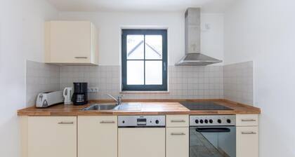 Spacious Semi-detached House With Wood Stove Located Directly on the Rennsteig