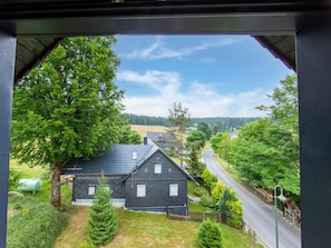 Elite House, 3 Bedrooms | View from property - Spacious Semi-detached House With Wood Stove Located Directly on the Rennsteig (Eisfeld)