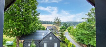 Spacious Semi-detached House With Wood Stove Located Directly on the Rennsteig