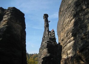 View from property - Cosy Apartment in Weissig With Garden (Struppen)