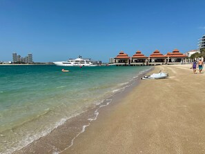 Na praia