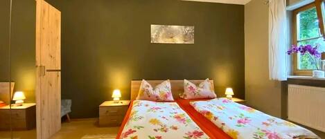 3 makuuhuonetta, vuodevaatteet