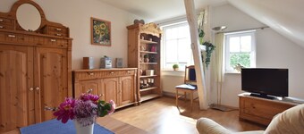 Landhauswohnung in Kroepelin mit Grossem Garten