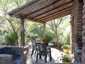 Comfort House, 1 Bedroom | Outdoor dining - Modern Farmhouse in Valencia de Alcantara With Pool (Valencia de Alcantara)