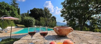 Attractive Apartment in old Farmhouse on the Estate With Pool