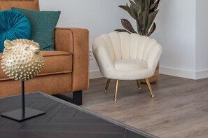 Deluxe Apartment, 2 Bedrooms | Living room - Unique Apartment, Located on the Oosterschelde and Marina of Sint Annaland (Sint-Annaland)