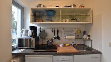 Deluxe-Apartment, 1 Schlafzimmer | Eigene Küche | Kühlschrank, Mikrowelle, Geschirrspüler